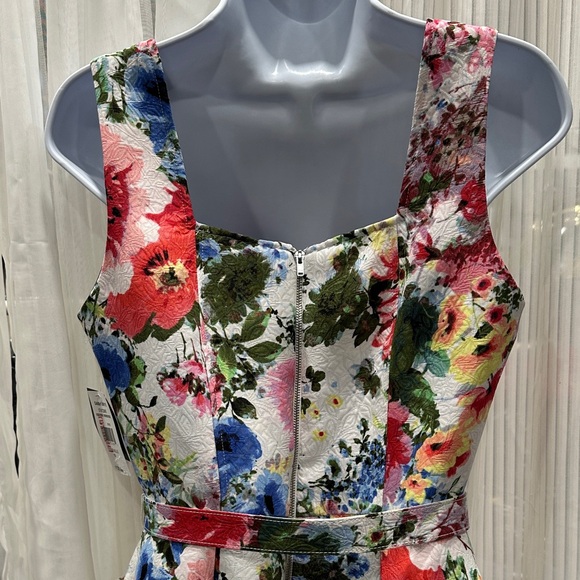 #419 Gabby Skye NWT Multicolor Floral Formal Dress - Picture 12 of 16